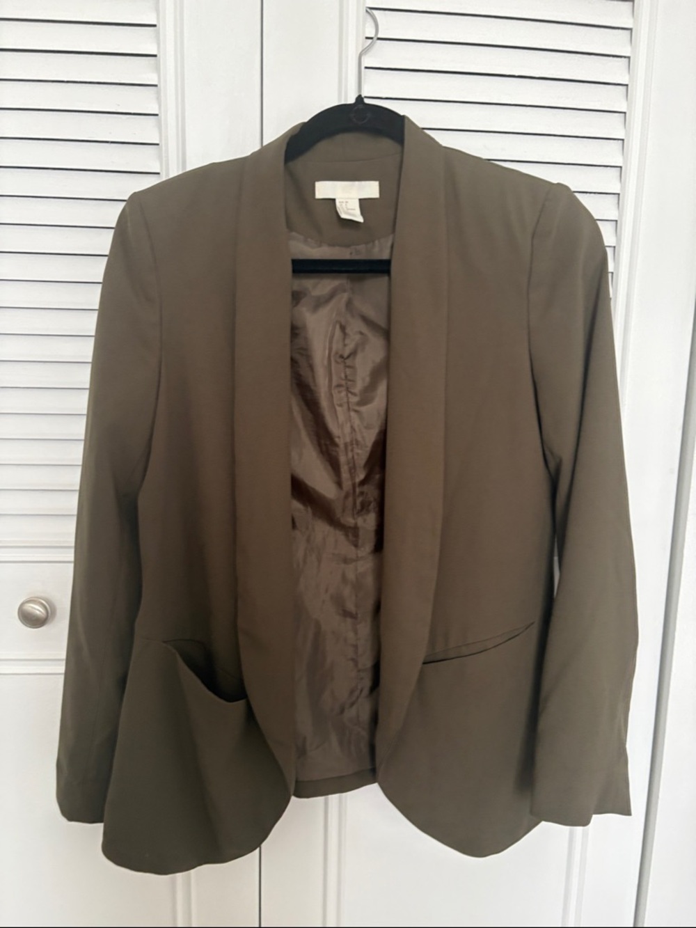 H&M Olive Blazer Jacket
